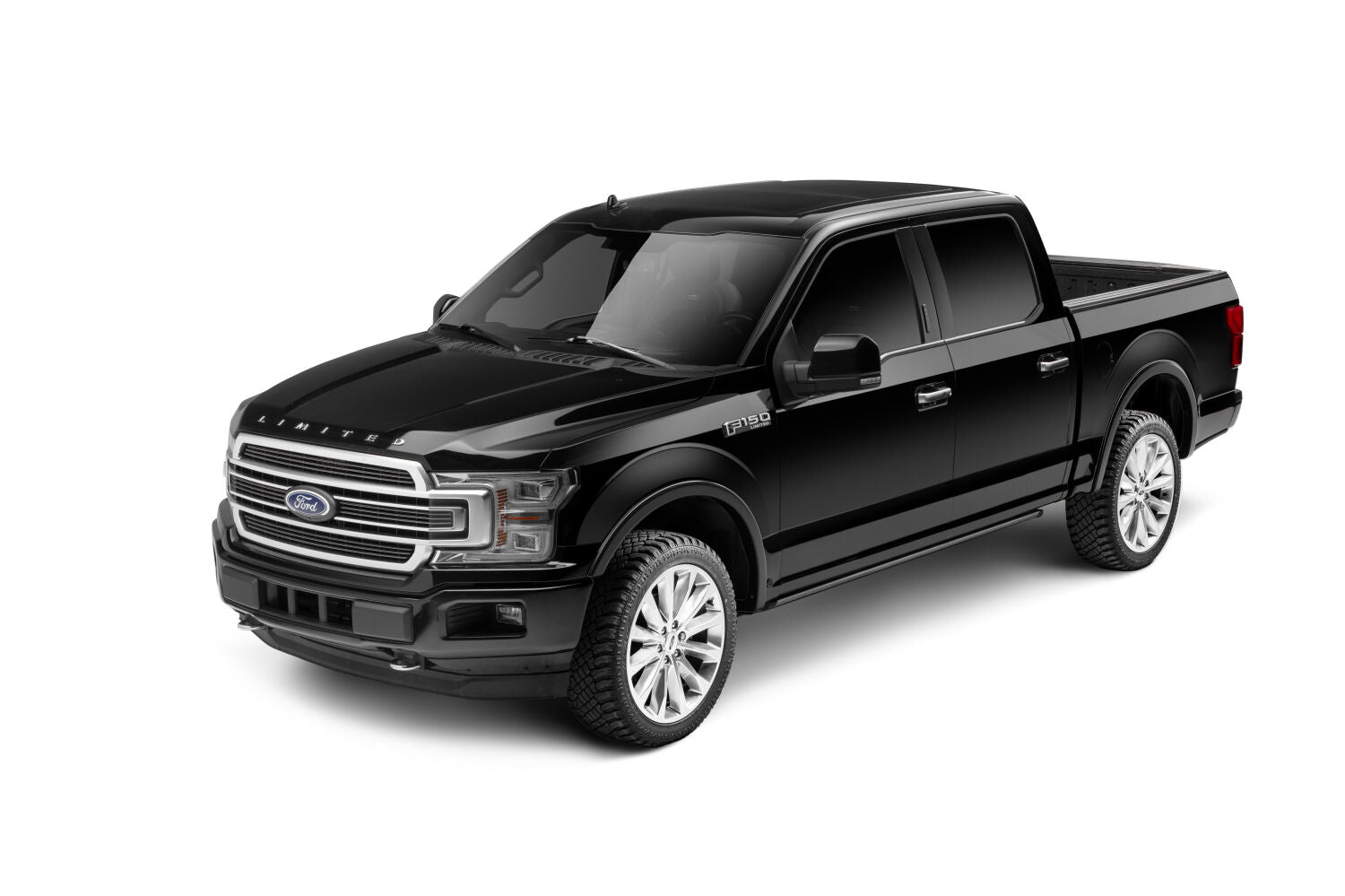 OE Style Fender Flares Black Smooth Finish 4-Piece Set For 2018-2020 F-150 Husky Liners