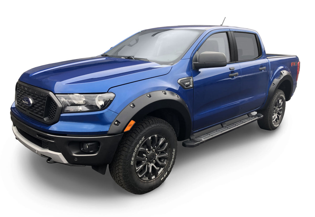 Pocket Style Fender Flare 4 PC Set For 2019-2023 Ranger 61.0 Bed Length Husky Liners