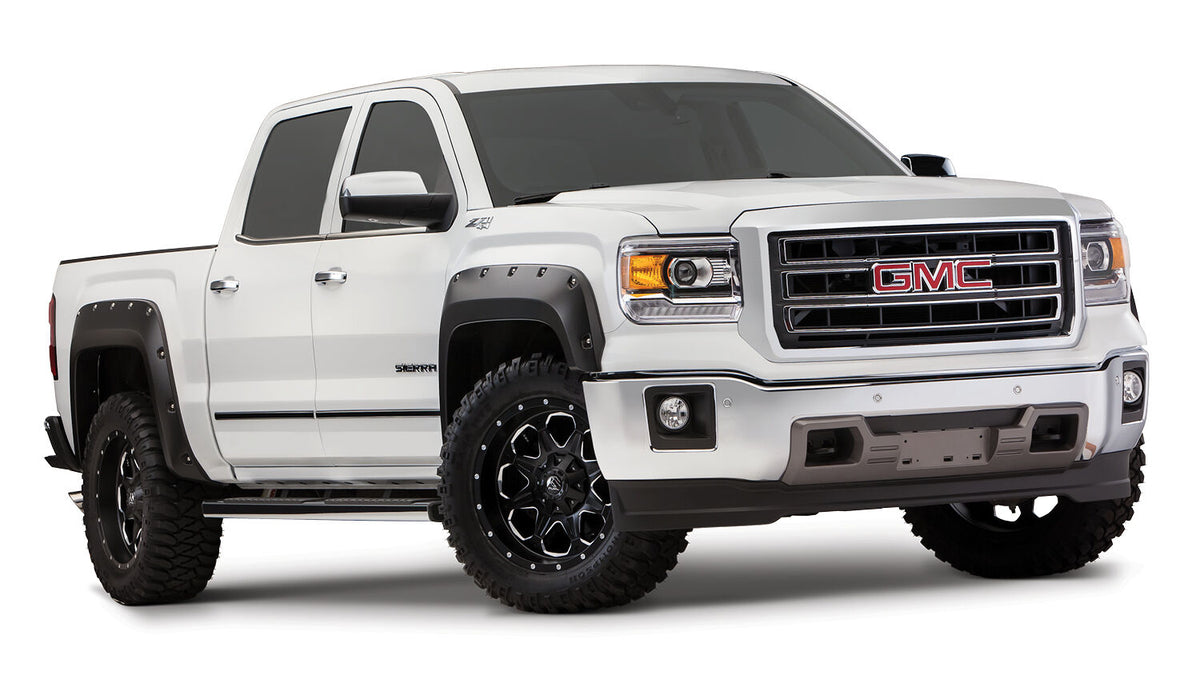 Pocket Style Fender Flare 4 PC Set For 2014-2015 Sierra 1500 Husky Liners