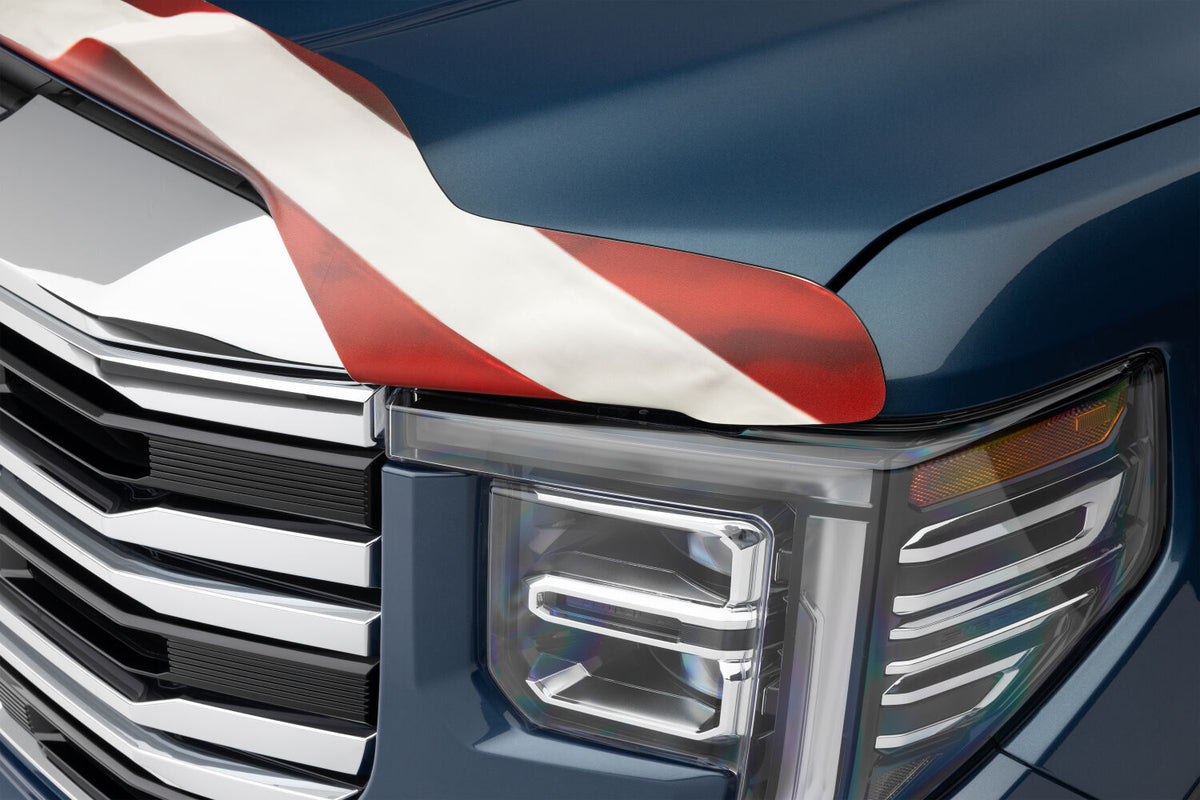 Eagle American Flag Bug Shield For 2019-2026 Silverado 1500/1500 LTD Husky Liners