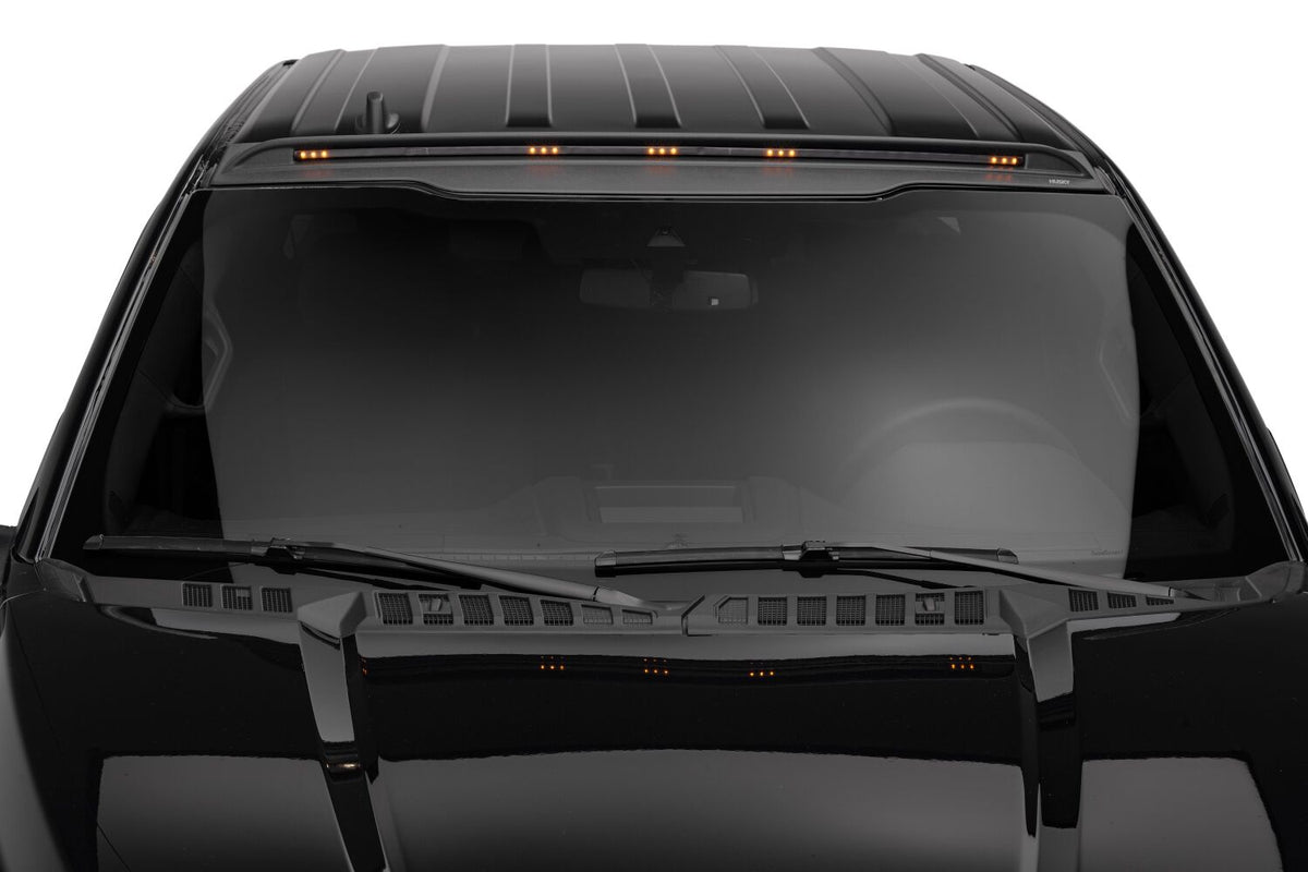 AeroCab Pro Marker Light with continuous LED lights Black For 2009-2024 Ram 1500, 1500 Classic Husky Liners
