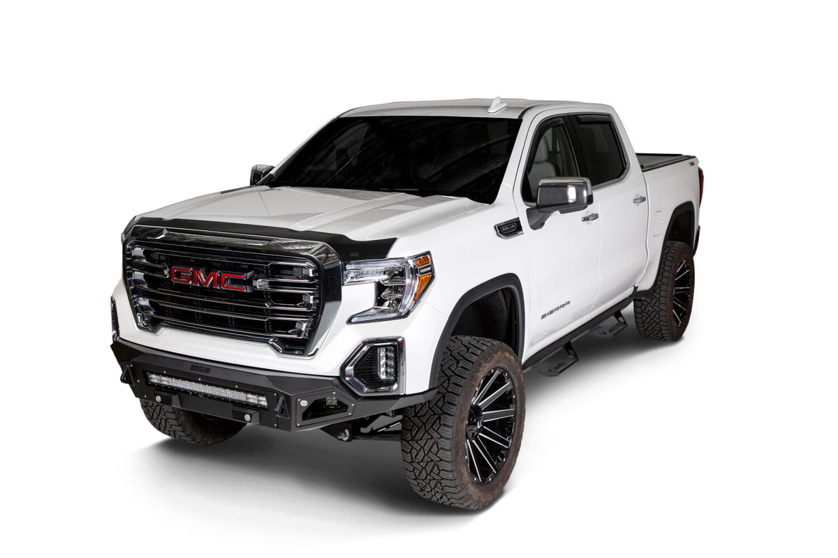 Aeroskin Hood Protector Matte Black Low Profile For 2014-2019 Sierra 1500/1500 Limited Husky Liners