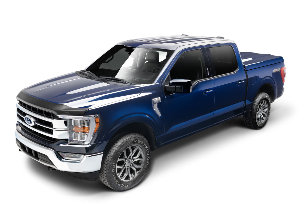 Aeroskin Hood Protector Matte Black Low Profile For 2017-2020 F-150 Husky Liners