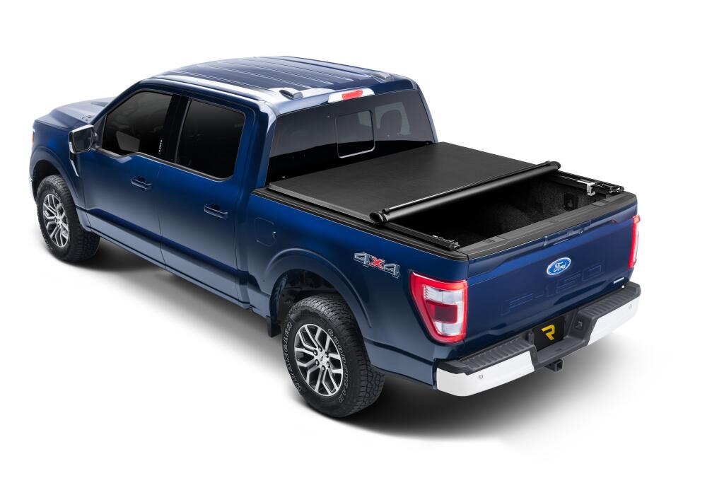 TruXport Tonneau Cover Black 2015-2025 Ford F-150 8 Foot 2 Inch Bed Truxedo