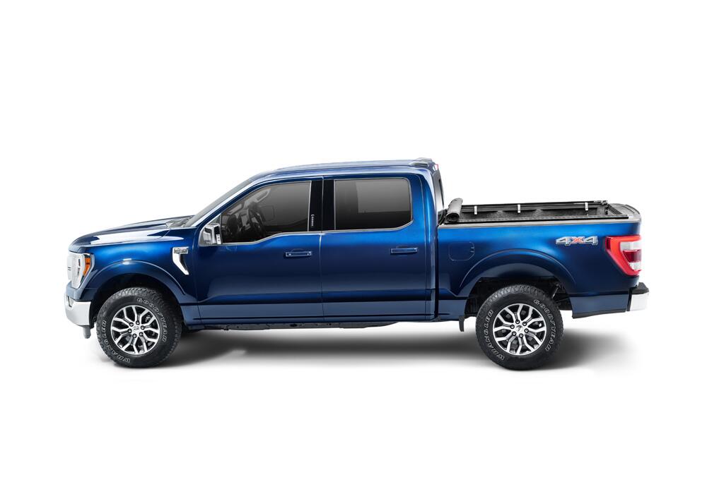 TruXport Tonneau Cover Black 2015-2025 Ford F-150 8 Foot 2 Inch Bed Truxedo