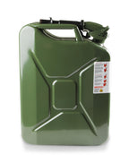 Jerry Can Green 5.3 Gallon 20 Liter Steel w/ Safety Cap and Spout Anvil Offroad