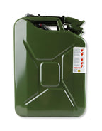Jerry Can Green 5.3 Gallon 20 Liter Steel w/ Safety Cap and Spout Anvil Offroad