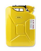 Jerry Can Yellow 5.3 Gallon 20 Liter Steel w/ Safety Cap and Spout Anvil Offroad