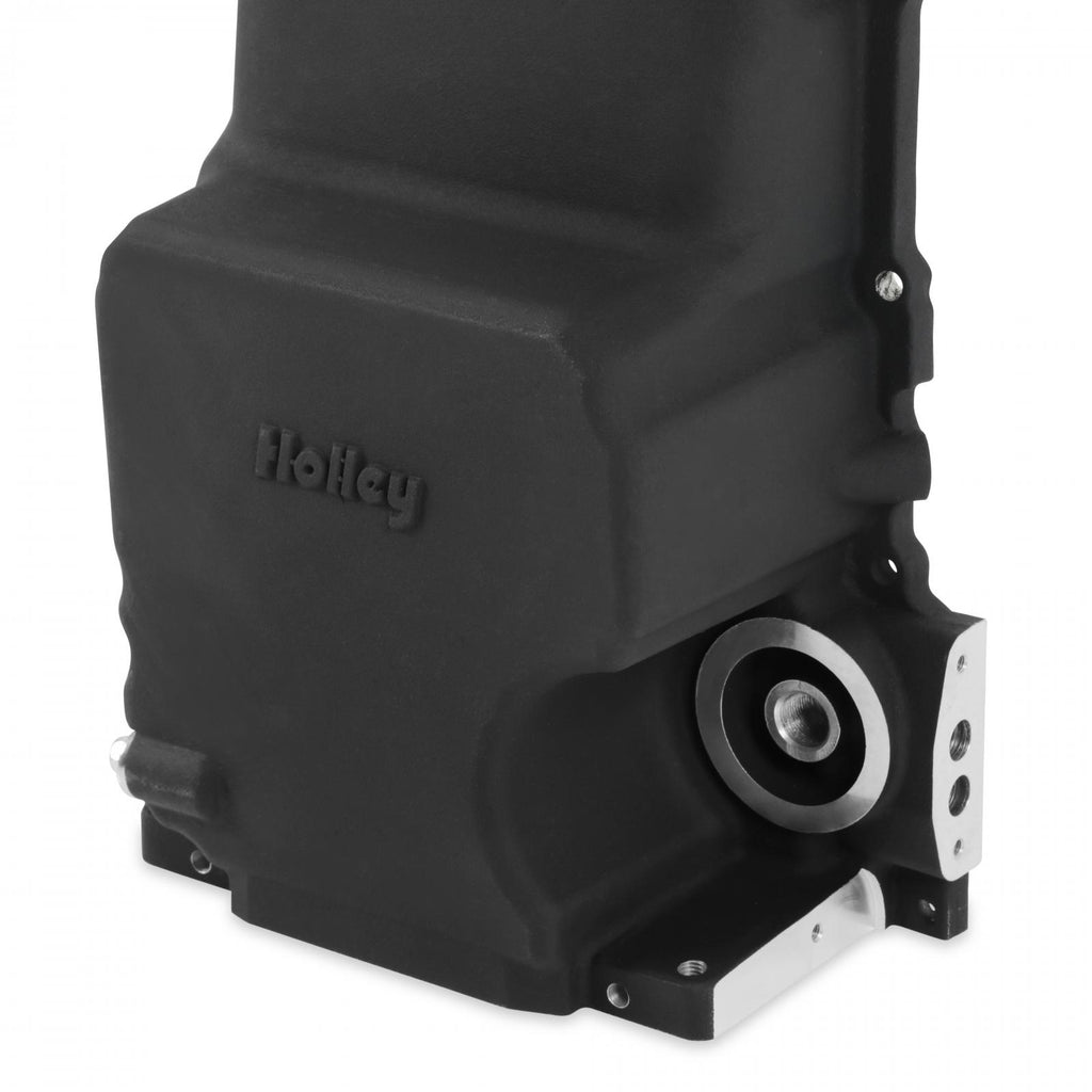 GM Gen-V LT Swap Oil Pan GM Gen V LT Swap Oil Pan Black with Turbo Oil or PVC Return Port Holley