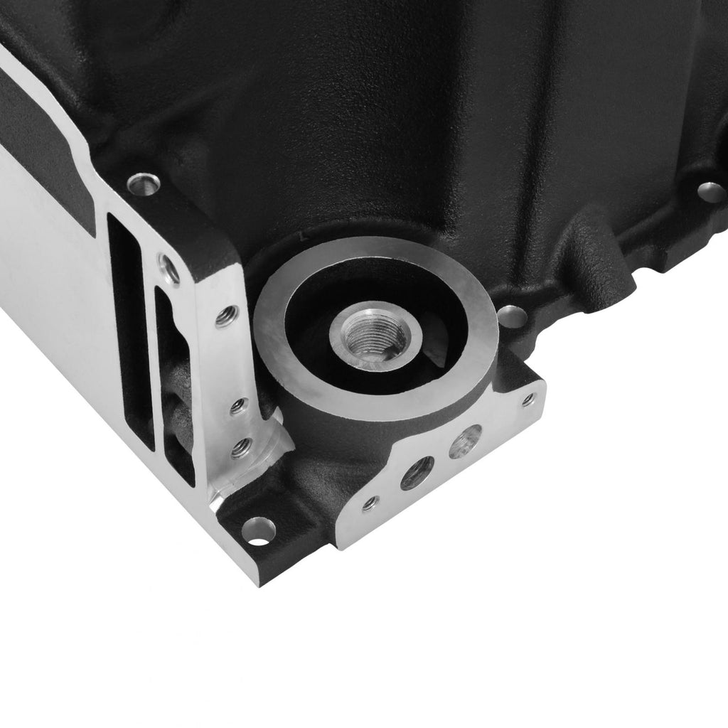 GM LT Swap Oil Pan 4WD / Truck / Off-Road Black Fits 1973-1987 GM K10 LT Swapped Trucks and Other 4WD LT Swap Projects Holley