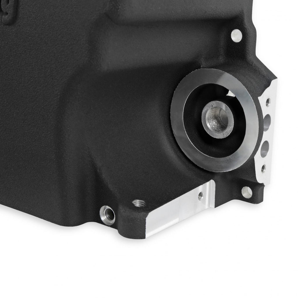 GM LS Swap Oil Pan Black Most Front Clearance Fits LS Swapped GM Muscle Car/classic Car/trucks and Any LS Swapped Vehicles Requiring Even More Clearance Than the 302-1 and 302-2 Provide Black Finish Holley