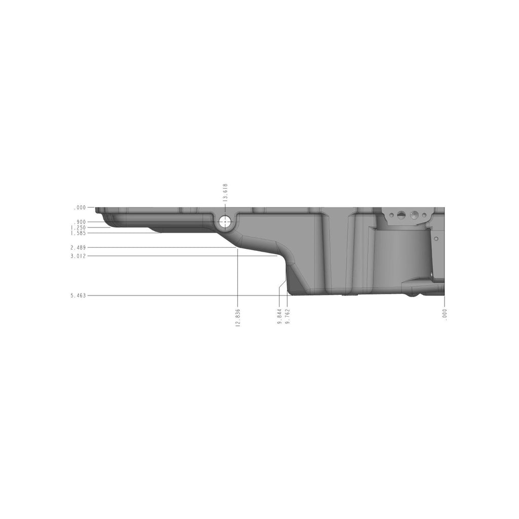 GM LS Swap Oil Pan Most Front Clearance Fits LS Swapped GM Muscle Car/classic Car/trucks and Any LS Swapped Vehicles Requiring Even More Clearance Than the 302-1 and 302-2 Provide Holley