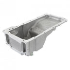 GM LS Swap Oil Pan Most Front Clearance No Drain-Back Holes Fits LS Swapped Vehicles Requiring Even More Clearance Than the 302-1 and 302-2 Same As 302-3 But Without Drain-Back and Plugs Holley