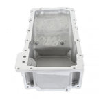 GM LS Swap Oil Pan Most Front Clearance No Drain-Back Holes Fits LS Swapped Vehicles Requiring Even More Clearance Than the 302-1 and 302-2 Same As 302-3 But Without Drain-Back and Plugs Holley