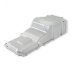 GM LS Swap Oil Pan Most Front Clearance No Drain-Back Holes Fits LS Swapped Vehicles Requiring Even More Clearance Than the 302-1 and 302-2 Same As 302-3 But Without Drain-Back and Plugs Holley