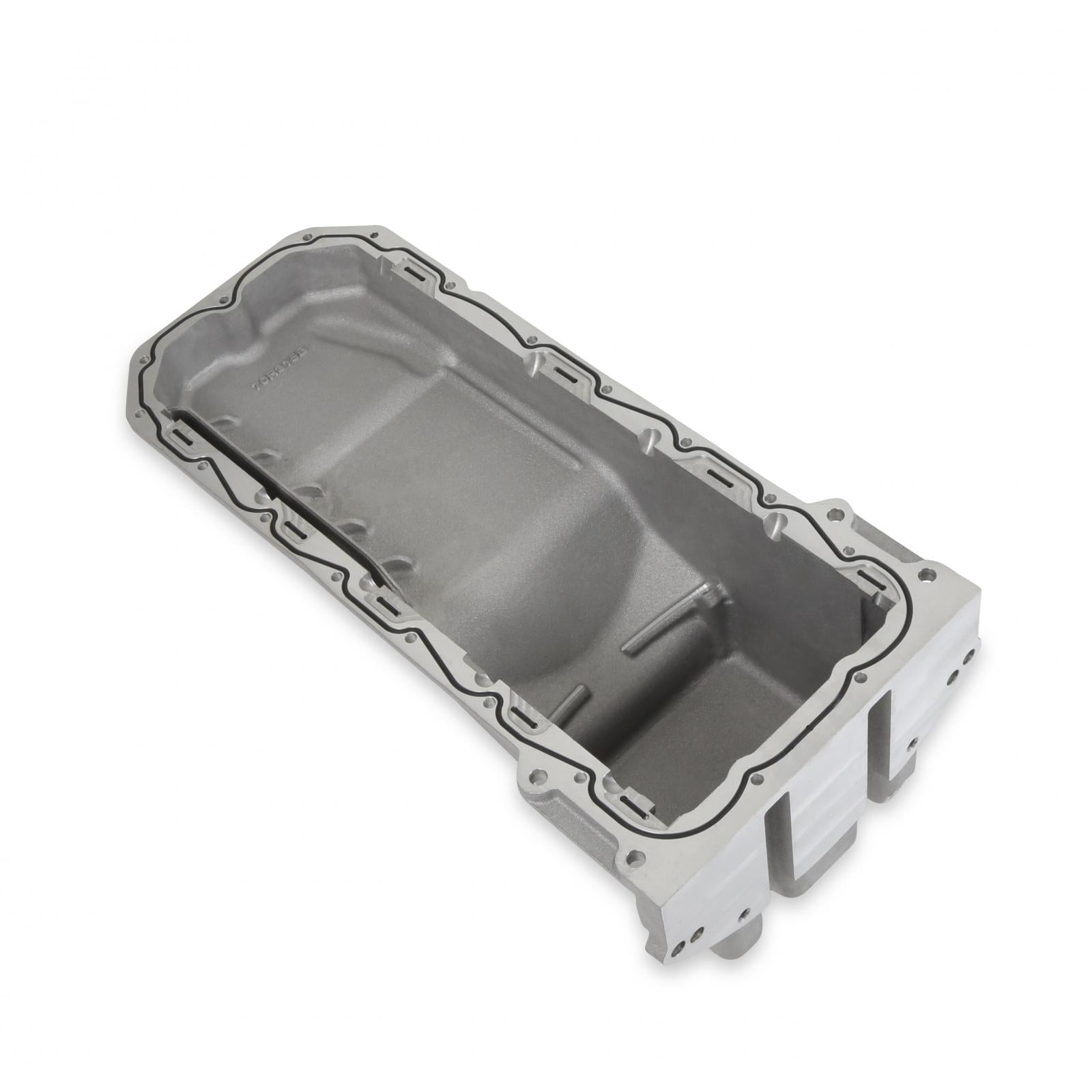 Gen III Hemi Swap Oil Pan Natural Fits Gen III Hemi Hellcat Engines 2015-up 6.2L Supercharged Engines Rear-Sump Design Fits Most Trucks Holley