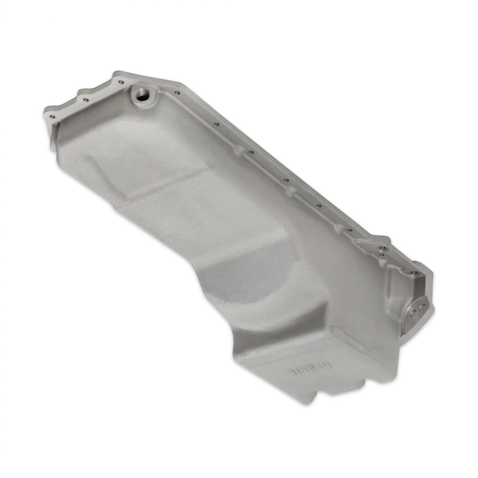 Gen III Hemi Swap Oil Pan Rear-Sump Natural Non-VVT Fits Non-VVT Gen III Hemi Engines 2003-2008 5.7L, 2005-2010 6.1L, 2007-2010 392 Hemi Crate Engines Rear-Sump Design Fits Most Trucks Natural As-Cast Finish Holley