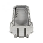 Gen III Hemi Swap Oil Pan Rear-Sump Natural Non-VVT Fits Non-VVT Gen III Hemi Engines 2003-2008 5.7L, 2005-2010 6.1L, 2007-2010 392 Hemi Crate Engines Rear-Sump Design Fits Most Trucks Natural As-Cast Finish Holley