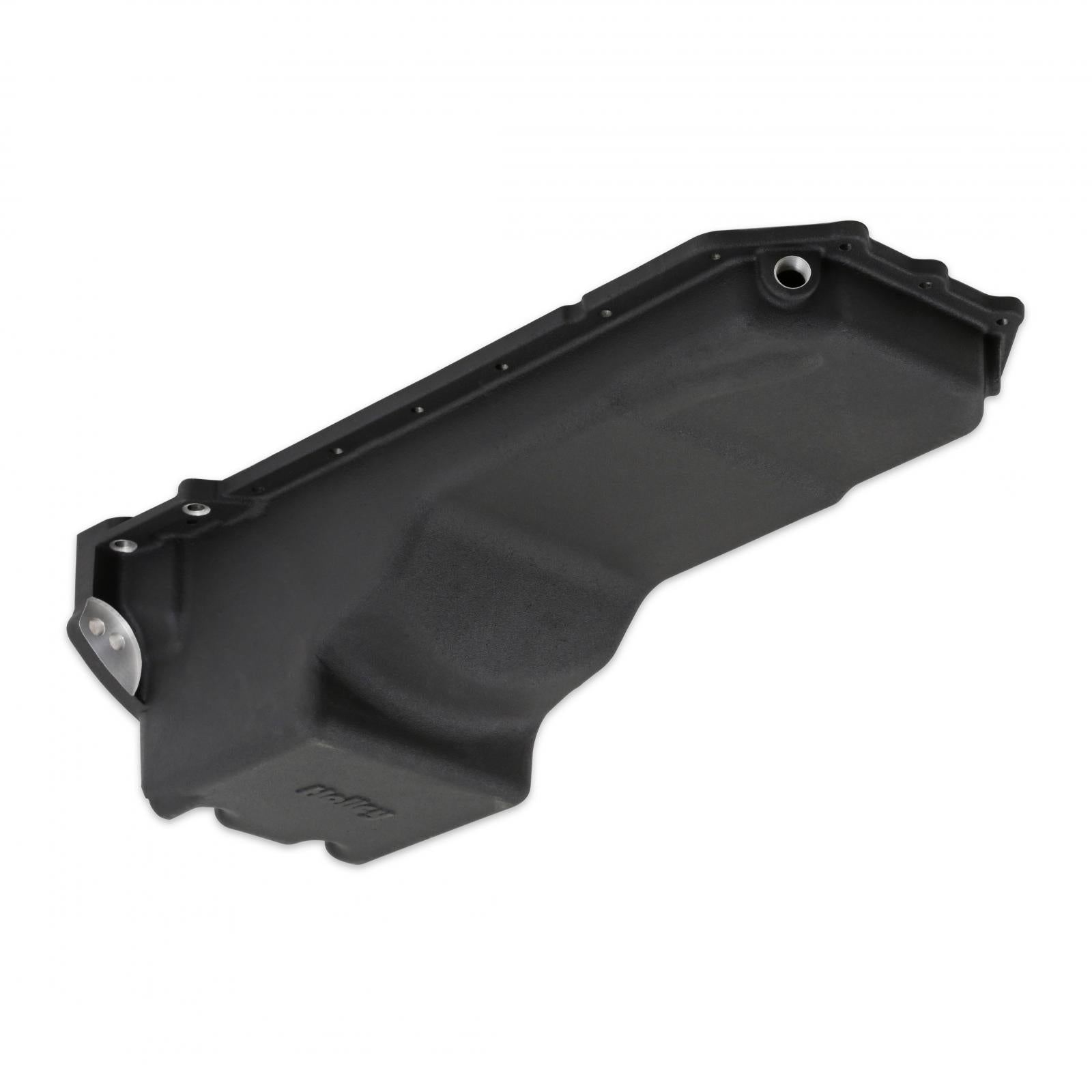 Gen III Hemi Swap Oil Pan Rear-Sump Black VVT Fits VVT Gen III Hemi Engines 2009-up 5.7L & 2011-up 6.4L Engines Rear-Sump Design Fits Most Trucks Black Finish Holley