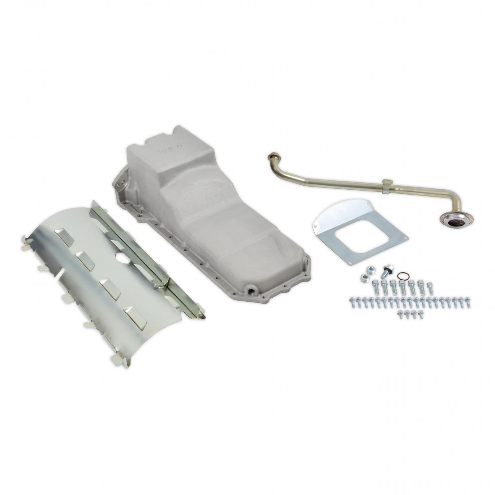 Gen III Hemi Swap Oil Pan Rear-Sump Natural VVT Fits VVT Gen III Hemi Engines 2009-up 5.7L & 2011-up 6.4L Engines Rear-Sump Design Fits Most Trucks Holley