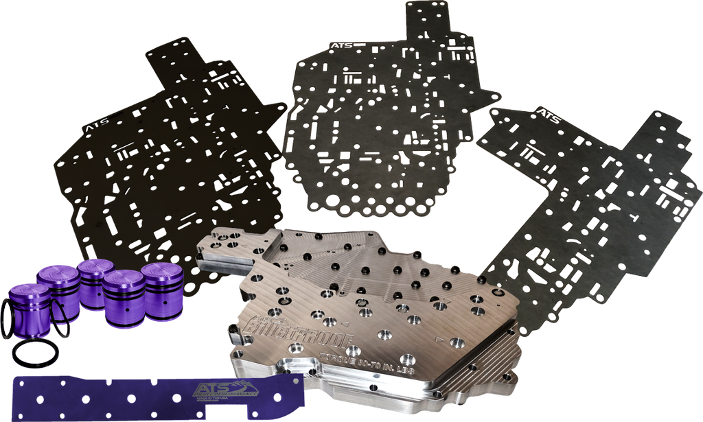 ATS 68Rfe Billet Channel Plate Kit Fits 2007.5-2011 6.7L Cummins