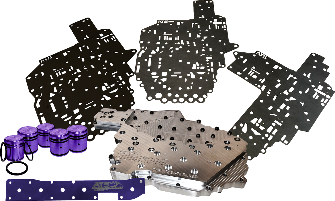 ATS 68Rfe Billet Channel Plate Kit Fits 2007.5-2011 6.7L Cummins