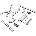 Exhaust Cat Back Ford F150 (2009-2014) Raw Tube Black Tips