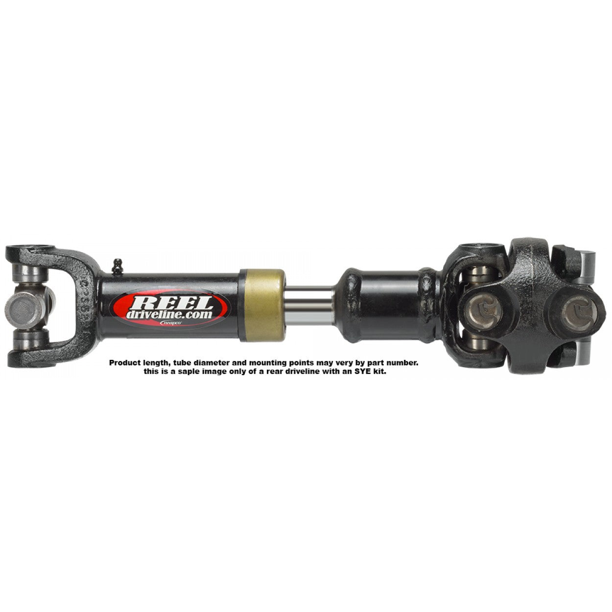 Jeep TJ Rear Drive Shaft 1310 C.V. 4 Cylinder Engine Use W/Advance Adapters STY Kit
