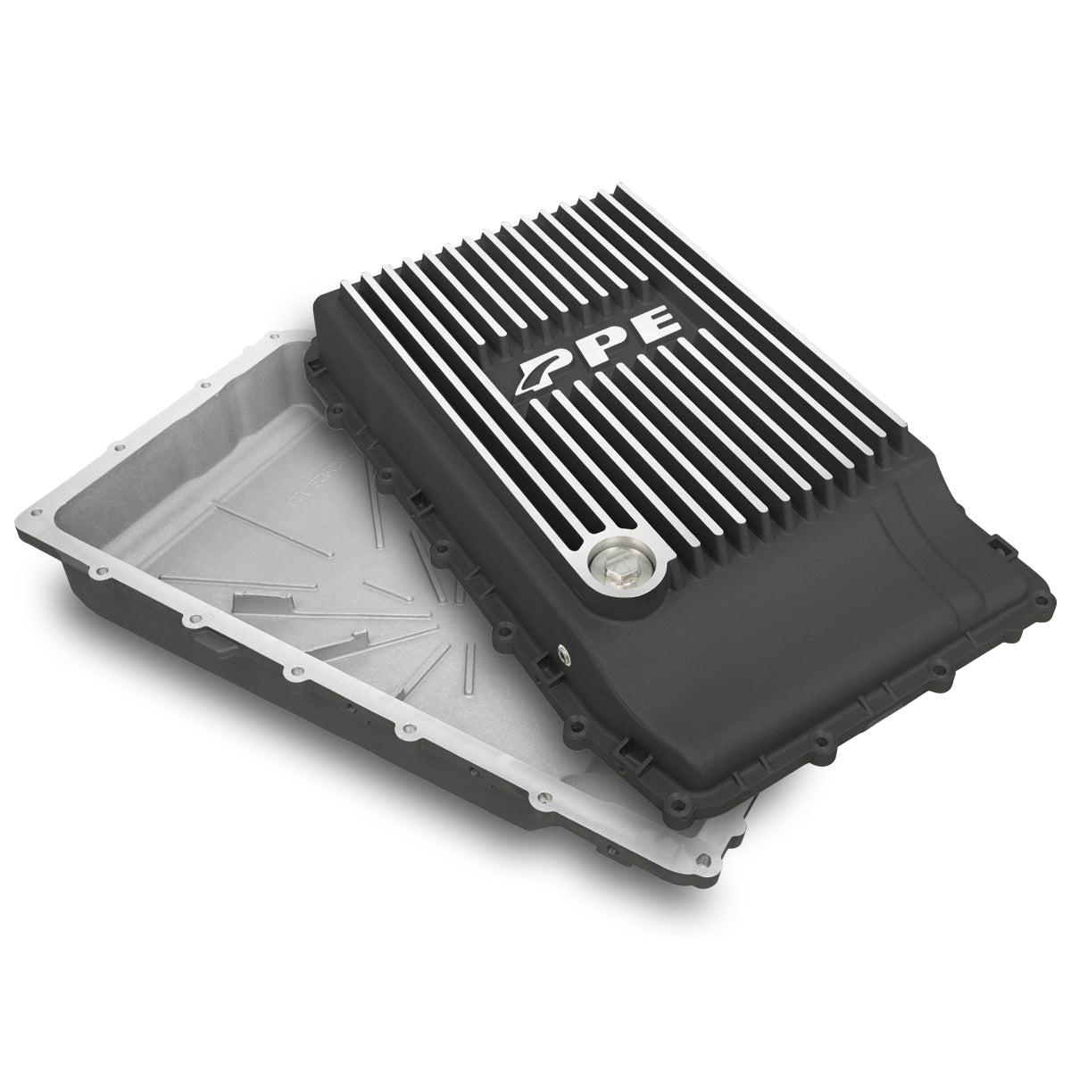 Ford 10R80 Shallow Pan 2017-2022 Brushed Heavy-Duty Cast Aluminum Transmission Pan