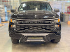 Element Front Bumper W/Power Actuated LightBar Mount Texured Black 2019-2022 Silverado/Sierra 1500 Go Rhino