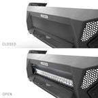 Element Front Bumper W/Power Actuated LightBar Mount Texured Black 2019-2022 Silverado/Sierra 1500 Go Rhino