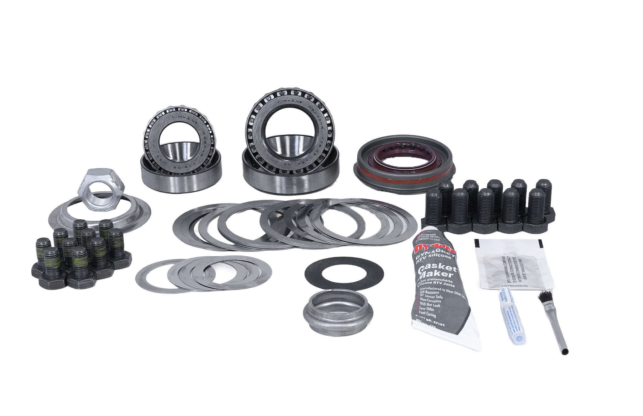 Dana 44 Rear Axle Jeep Wrangler JK Non-Rubicon Ring and Pinion Bearing Kit Revolution Gear