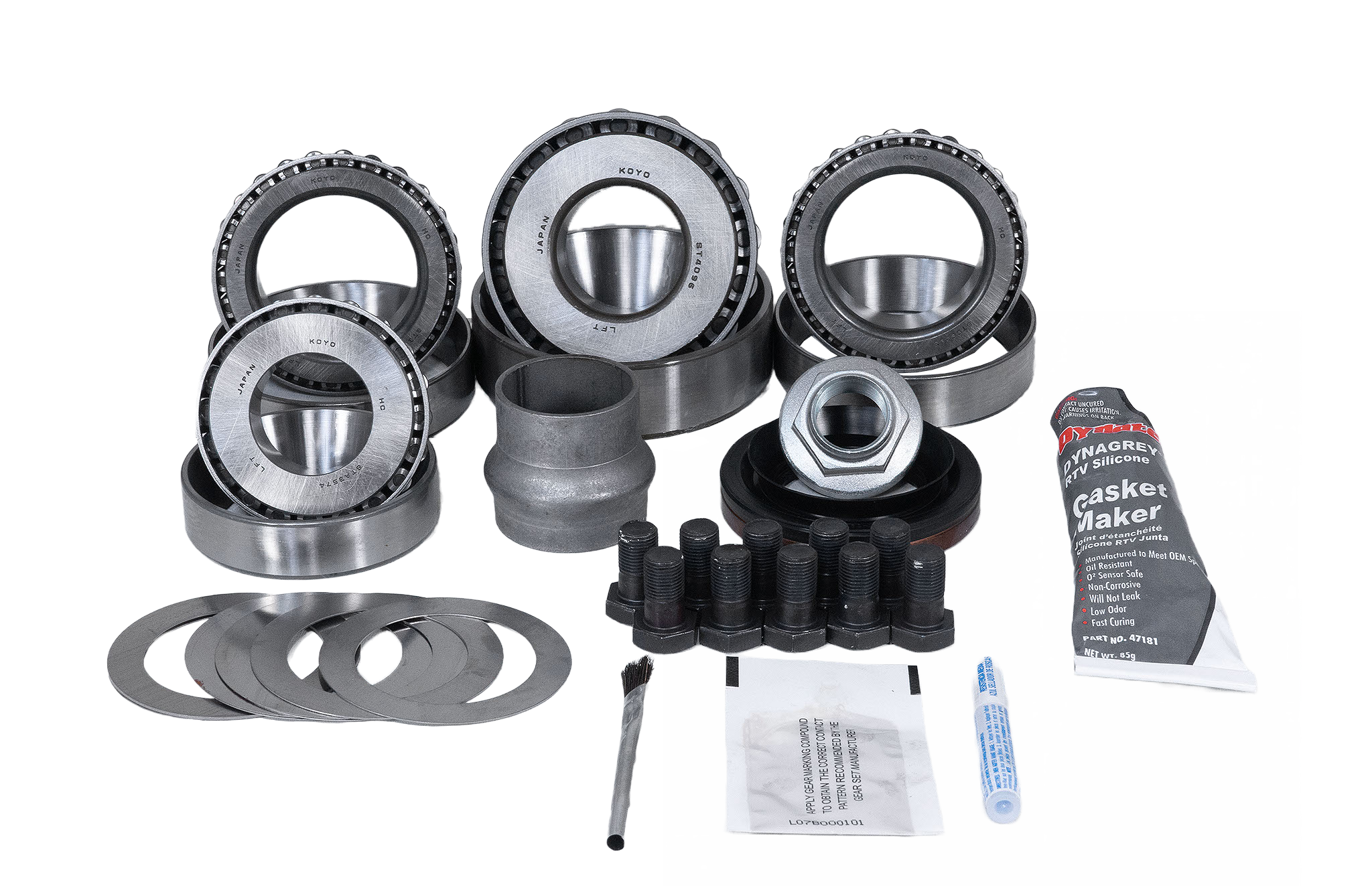 Toyota 8.2 Inch Rear Axle with Locker Ring and Pinion Master Install Kit Revolution Gear