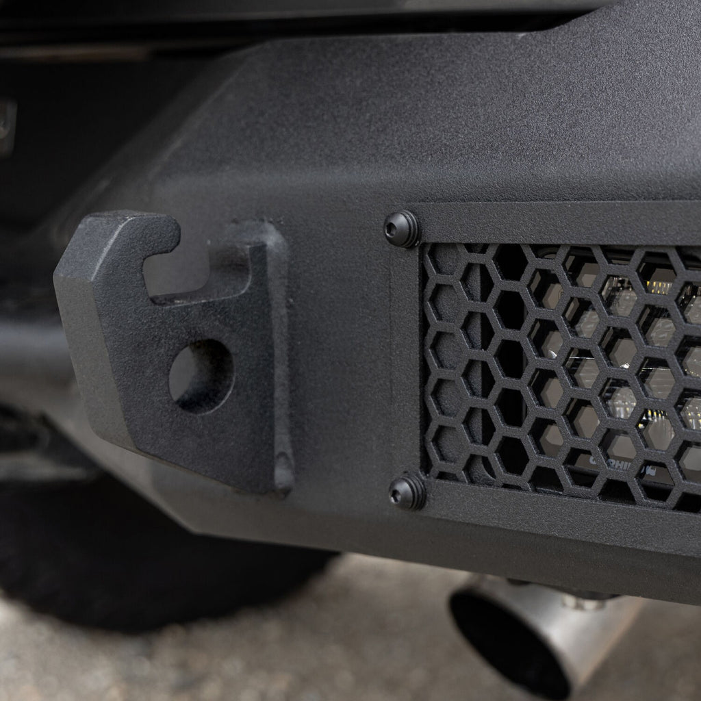 Rockline Rear Full Width Bumper for Ford Bronco Textured Black 2021-2026 Ford Bronco Go Rhino