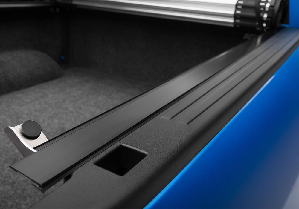 Revolver X2 Hard Rolling Truck Bed Cover Rail Mounts Near Top of Bed Rail Rails Can Be Lowered Using Drop Down Brackets 2024-2026 Toyota Tacoma 6 Foot 2 Inch Bed BAK