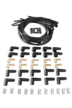 Spark Plug Wire Set- 8MM Black Wire With Black Straight Boots 4040K, Spark Plug Wires, Super Stock, Spiral Core, 8Mm, Black, Set ACCEL