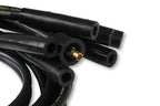 Spark Plug Wire Set- 8MM Black Wire With Black Straight Boots 4040K, Spark Plug Wires, Super Stock, Spiral Core, 8Mm, Black, Set ACCEL