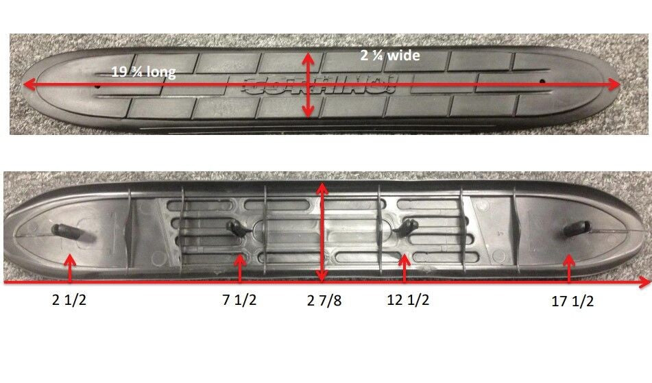 4000 Series Side Steps with Mounting Brackets Kit Black 1997-2003 Ford F-150 Go Rhino