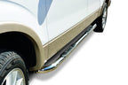 4000 Series Side Steps With Mounting Bracket Kit Chrome 2021-2025 Ford Bronco Go Rhino