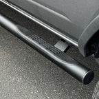 4000 Series Side Steps W/ Mounting Bracket Kit Textured Black 2021-2025 Ford Bronco Go Rhino