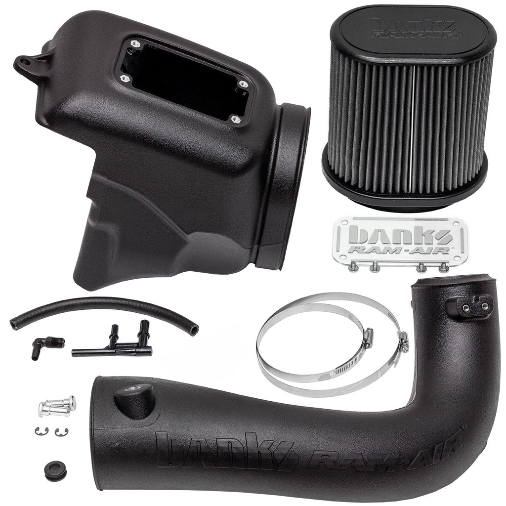 Banks Ram-Air Big-Ass Dry Filter Cold Air Intake System for 18-23 Jeep Wrangler JL 2.0L Turbo