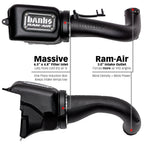Banks Ram-Air Big-Ass Dry Filter Cold Air Intake System for 18-23 Jeep Wrangler JL 2.0L Turbo