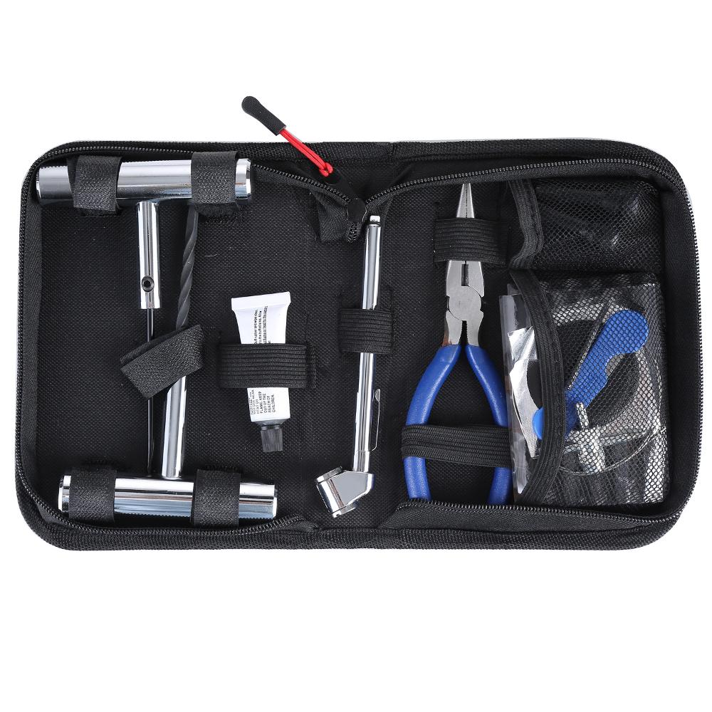 35 Piece Compact Emergency Tire Repair Kit Bulldog Winch