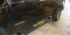 4000 Series SideSteps With Mounting Bracket Kit Powder Coat Black 2015-2026 Colorado/Canyon Go Rhino