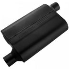 40 Series Chambered Muffler 40 Series 2.25 Offset In 2.25 Offset Out Aggressive Sound Flowmaster