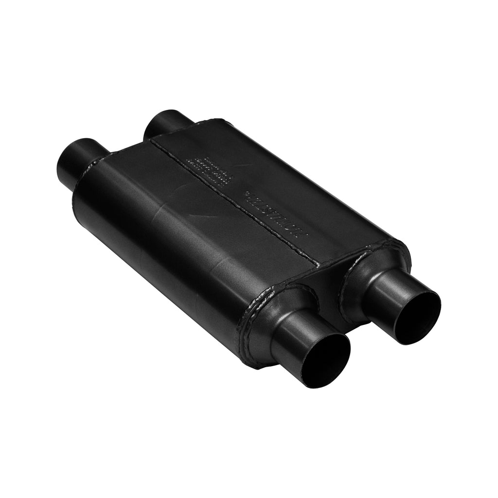 40 Series Chambered Muffler 40 Series 2.50 Inch In(D)/Out(D) Aggressive Sound Flowmaster