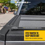 BAKFlip MX4 (GEN 3) Hard Folding Truck Bed Cover Matte Finish 2007-2021 Toyota Tundra 6 Foot 6 Inch Bed with Deck Rail System without Trail Special Edition Storage Boxes BAK