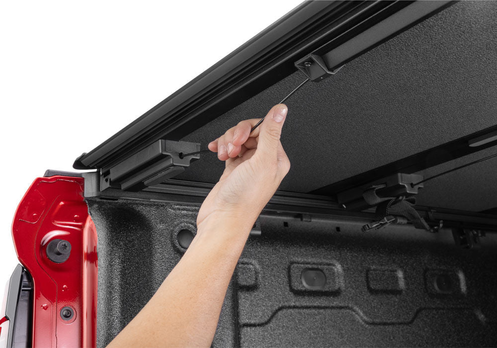 BAKFlip MX4 (GEN 3) Hard Folding Truck Bed Cover Matte Finish 2016-2023 Toyota Tacoma 6 Foot Bed with Deck Rail System BAK