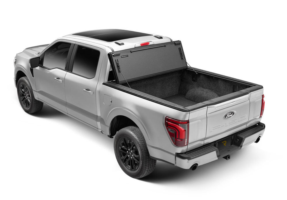 BAKFlip MX4 (GEN 3) Hard Folding Truck Bed Cover Matte Finish 2022-2026 Toyota Tundra 5 Foot 7 Inch Bed with or without Deck Rail System without Trail Special Edition Storage Boxes BAK