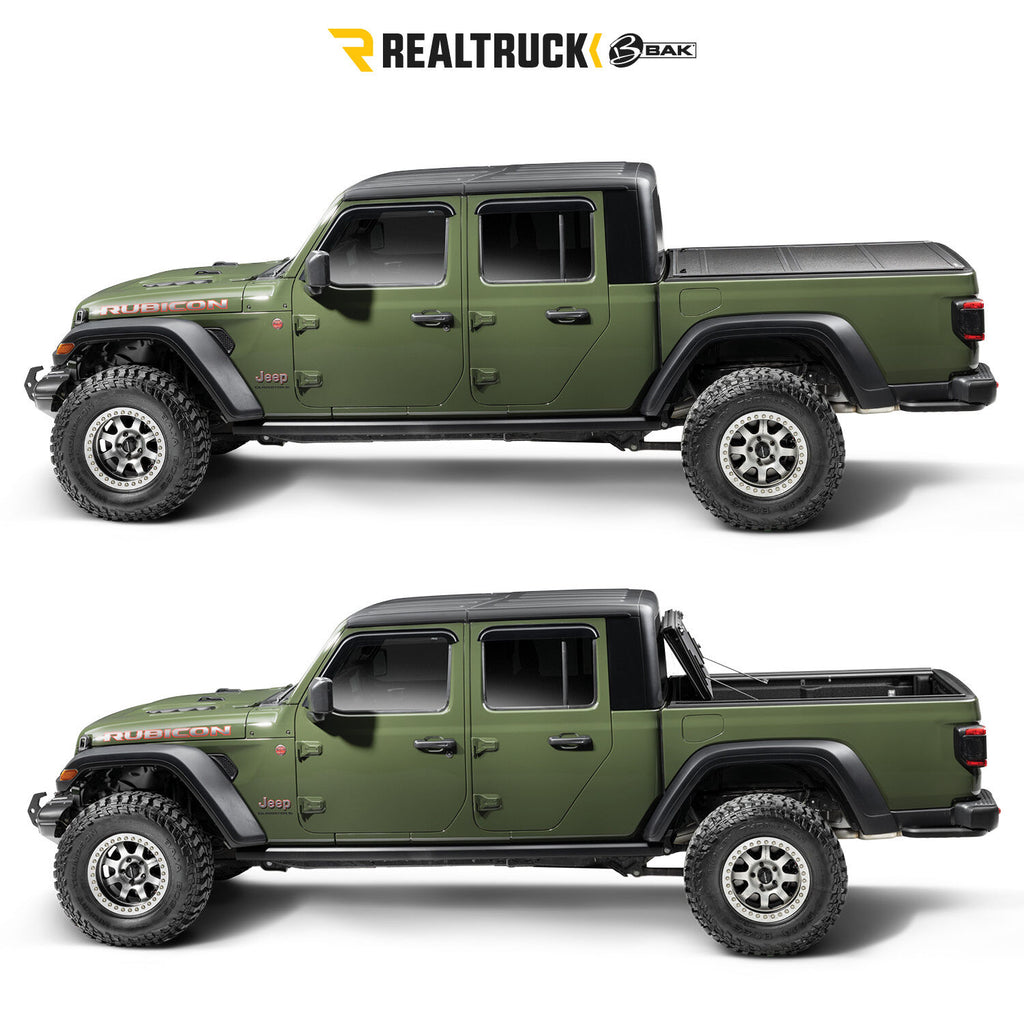 BAKFlip MX4 TS Hard Folding Truck Bed Cover 2020-2025 Jeep Gladiator BAK